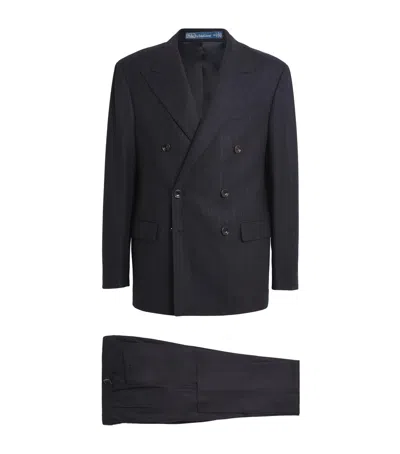 Polo Ralph Lauren Wool Chalk-stripe 2-piece Suit In Blue