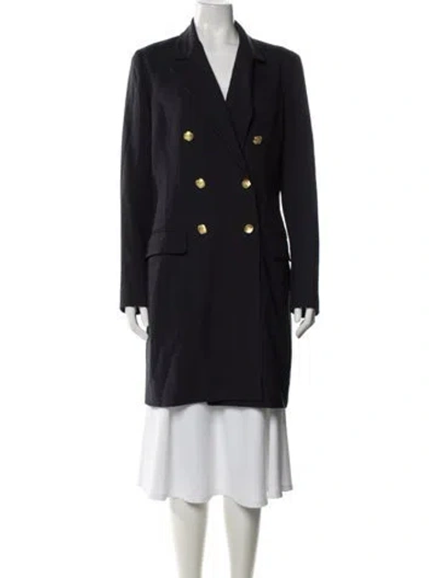 Pre-owned Polo Ralph Lauren Wool Coat In Blue