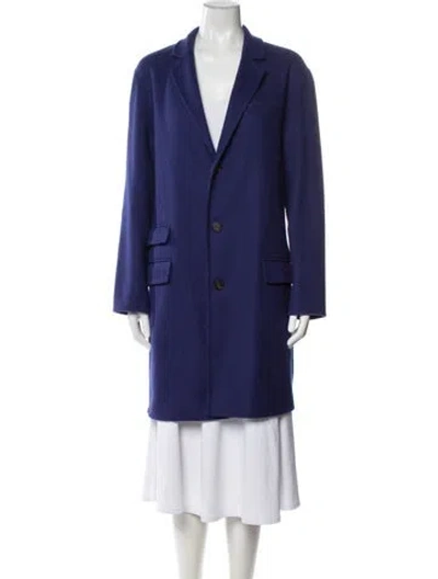 Pre-owned Polo Ralph Lauren Wool Coat In Blue