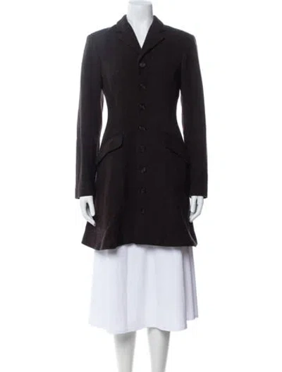 Pre-owned Polo Ralph Lauren Wool Coat In Brown