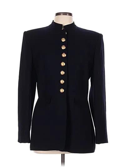 Pre-owned Polo Ralph Lauren Wool Coat In Multicolor/blue