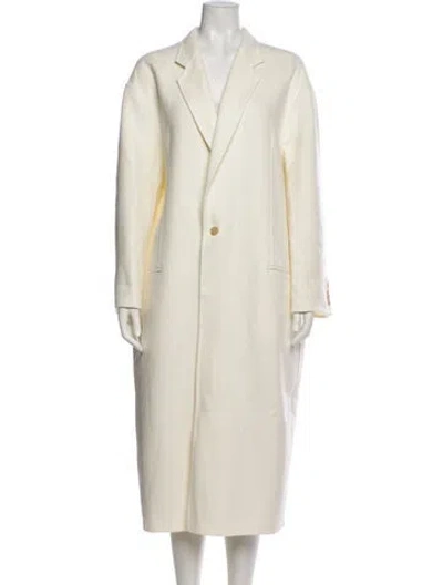 Pre-owned Polo Ralph Lauren Wool Coat W/ Tags In Neutral