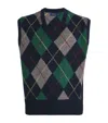 Polo Ralph Lauren Argyle-patterned Sleeveless Sweater