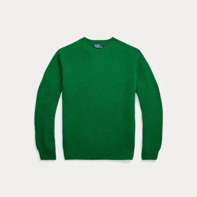 Polo Ralph Lauren Wool Crewneck Jumper In Green