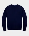 Polo Ralph Lauren Wool Crewneck Sweater In Blue