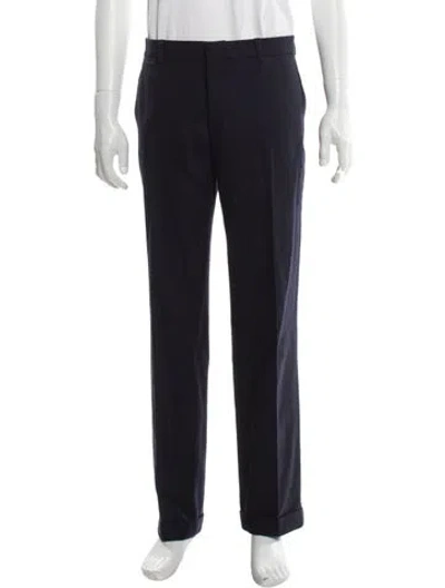 Pre-owned Polo Ralph Lauren Wool Dress Pants In Blue