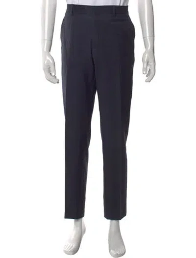 Pre-owned Polo Ralph Lauren Wool Dress Pants In Blue