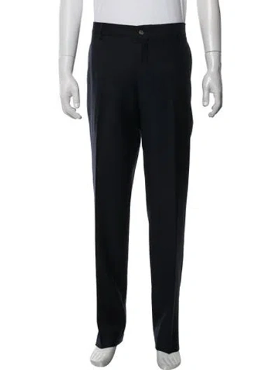 Pre-owned Polo Ralph Lauren Wool Dress Pants In Blue