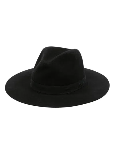 Polo Ralph Lauren Wool Fedora Hat In Black
