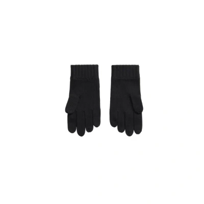 Polo Ralph Lauren Wool Gloves In Black
