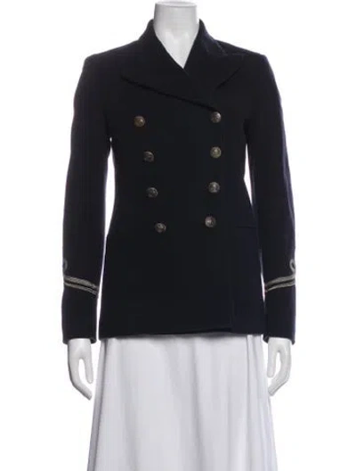 Pre-owned Polo Ralph Lauren Wool Jacket In Black