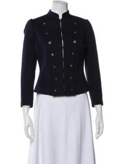 Pre-owned Polo Ralph Lauren Wool Jacket In Blue