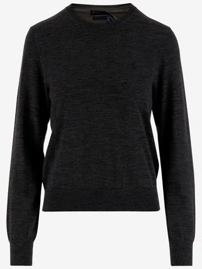 Polo Ralph Lauren Wool Jumper In Black