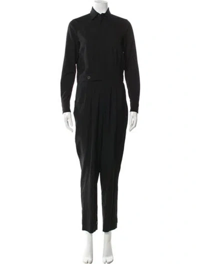 Pre-owned Polo Ralph Lauren Wool Jumpsuit In Black