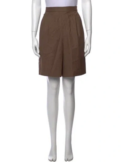Pre-owned Polo Ralph Lauren Wool Knee-length Shorts In Brown
