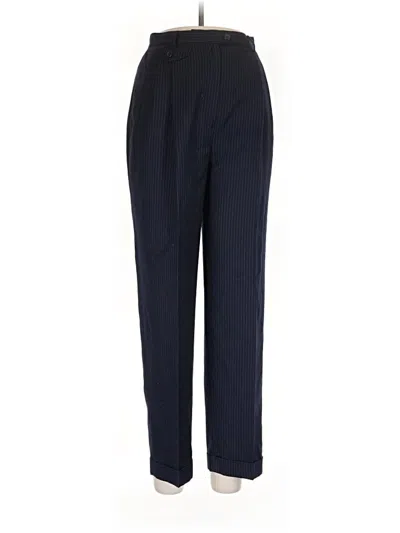 Pre-owned Polo Ralph Lauren Wool Pants In Blue