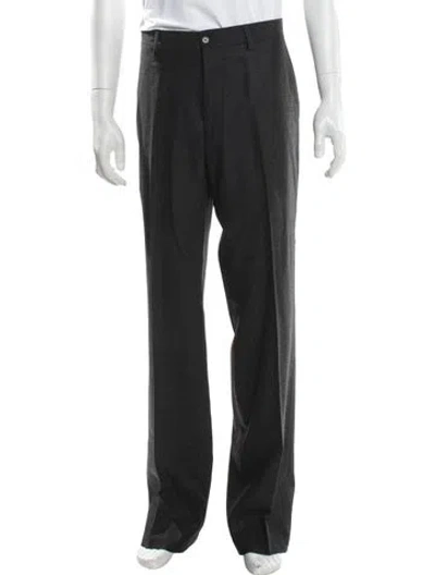 Pre-owned Polo Ralph Lauren Wool Pants In Gray