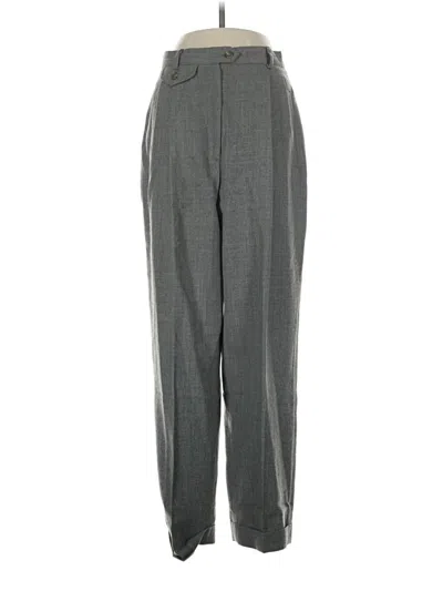 Pre-owned Polo Ralph Lauren Wool Pants In Gray