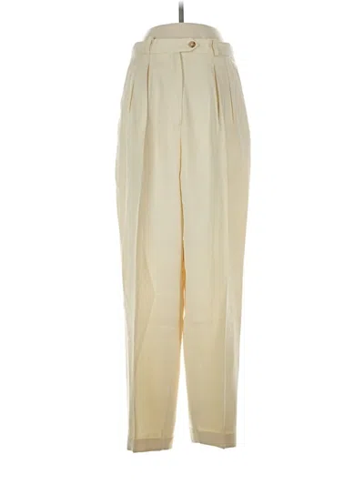Pre-owned Polo Ralph Lauren Wool Pants In Ivory