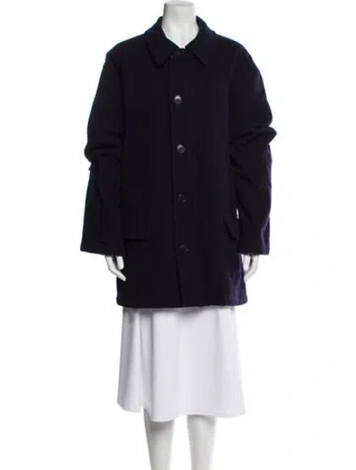 Pre-owned Polo Ralph Lauren Wool Parka In Blue