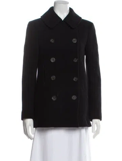 Pre-owned Polo Ralph Lauren Wool Peacoat In Gray