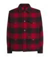 Polo Ralph Lauren Wool Plaid Thicket Field Jacket In Red
