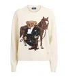 Polo Ralph Lauren Wool Polo Bear Sweater In White