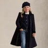 Polo Ralph Lauren Wool Princess Coat In Navy