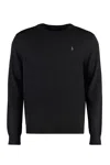 Polo Ralph Lauren Wool Pullover With Pony Embroidery In Black