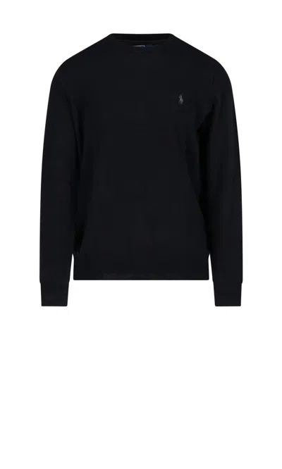 Polo Ralph Lauren Wool Pullover In Polo Black