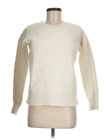Pre-owned Polo Ralph Lauren Wool Pullover Sweater In Ivory