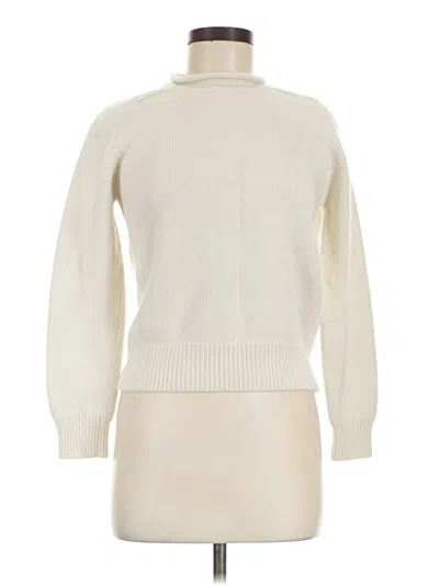 Pre-owned Polo Ralph Lauren Wool Pullover Sweater In Ivory