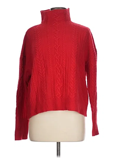 Pre-owned Polo Ralph Lauren Wool Pullover Sweater In Red