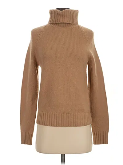 Pre-owned Polo Ralph Lauren Wool Pullover Sweater In Tan