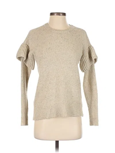 Pre-owned Polo Ralph Lauren Wool Pullover Sweater In White