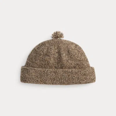 Polo Ralph Lauren Wool Ragg Watch Cap In Oatmeal In Brown