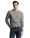 Polo Ralph Lauren Wool Crewneck Jumper In Fawn Grey Heather