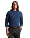 Polo Ralph Lauren Wool Regular Fit Crewneck Sweater In Rustic Navy Heather
