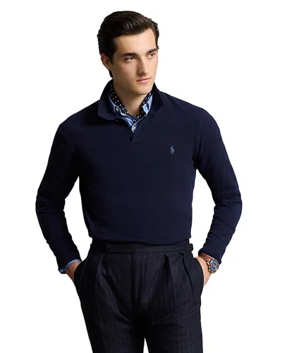 POLO RALPH LAUREN WOOL REGULAR FIT POLO SWEATER