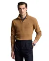Polo Ralph Lauren Wool Regular Fit Polo Sweater In Brown