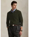 Polo Ralph Lauren Wool Regular Fit Polo Sweater In Green