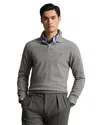 Polo Ralph Lauren Wool Regular Fit Polo Sweater In Grey