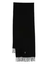Polo Ralph Lauren Wool Scarf In Black
