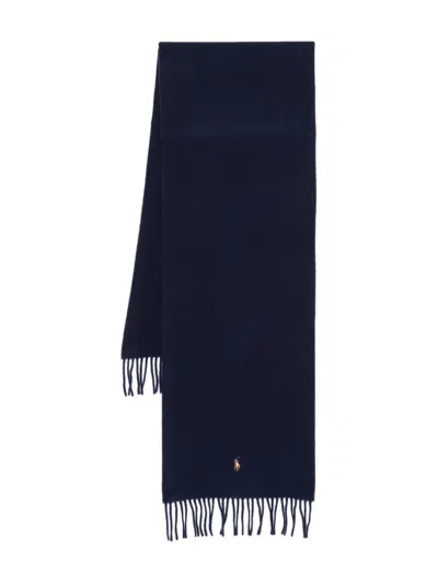 Polo Ralph Lauren Wool Scarf In Blue