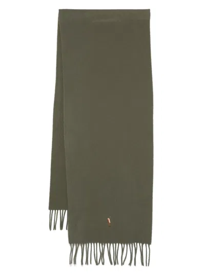 Polo Ralph Lauren Wool Scarf In Green