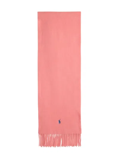 Polo Ralph Lauren Wool Scarf In Pink