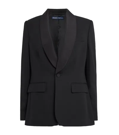 Polo Ralph Lauren Wool Single-breasted Blazer In Black