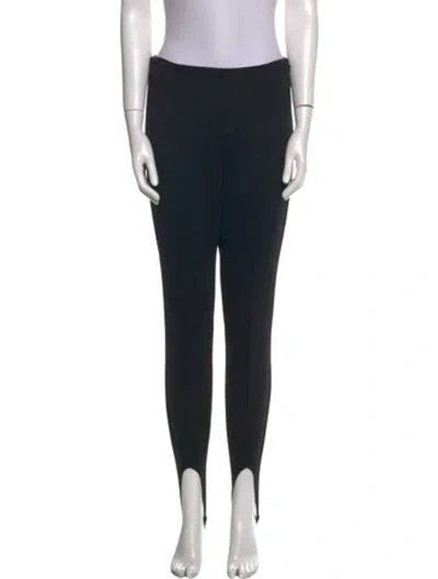 Pre-owned Polo Ralph Lauren Wool Skinny Leg Pants In Black