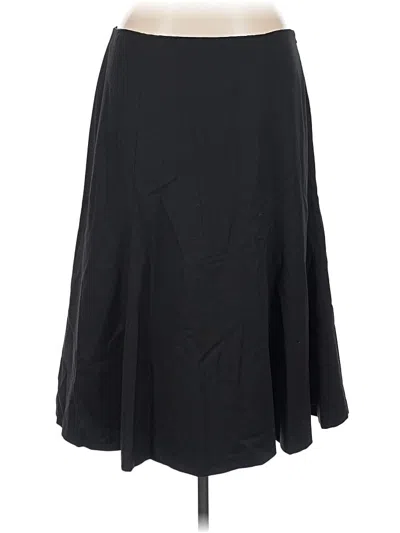 Pre-owned Polo Ralph Lauren Wool Skirt In Black