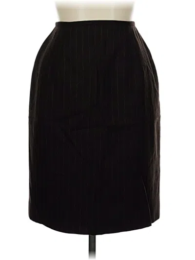 Pre-owned Polo Ralph Lauren Wool Skirt In Black